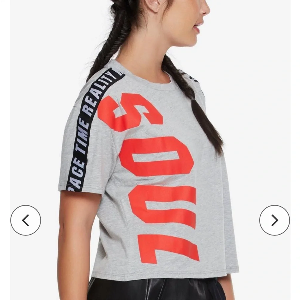 Her Universe Marvel Avengers: Infinity War Soul Stone Girls Crop Top - Picture 1 of 12